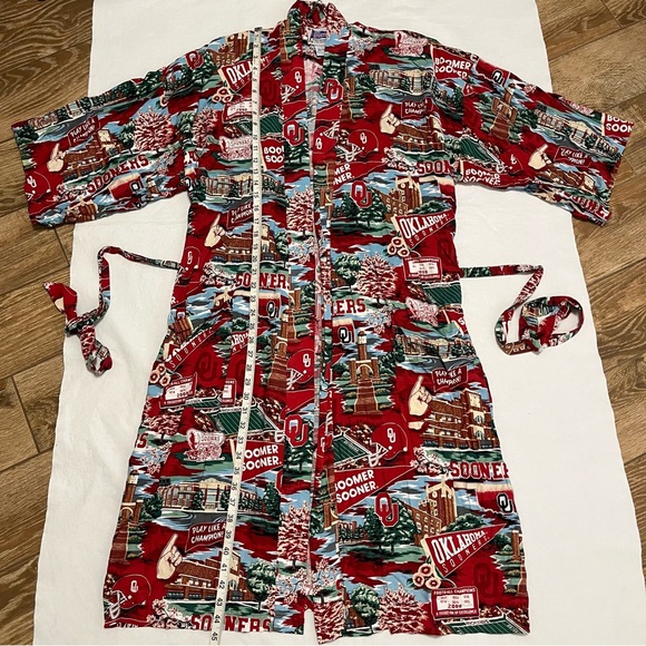 Reyn Spooner Sports OU Robe Sleepwear - Picture 7 of 10